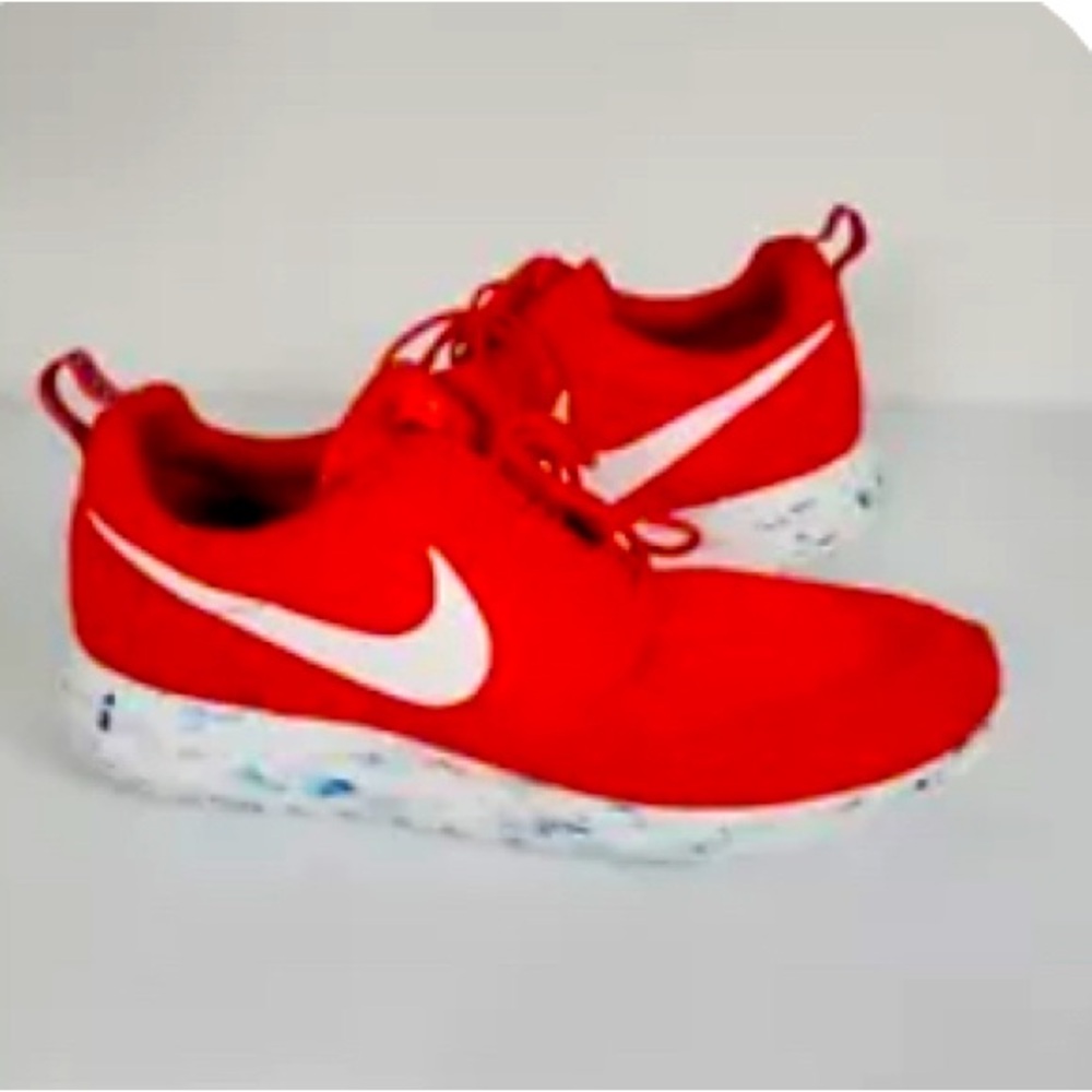 Nike Roshe Run Marble Challenge Red Running Shoes